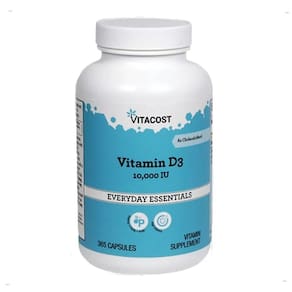Vitacost Vitamina D3 250 mcg 10,000 iu com 365 Cápsulas