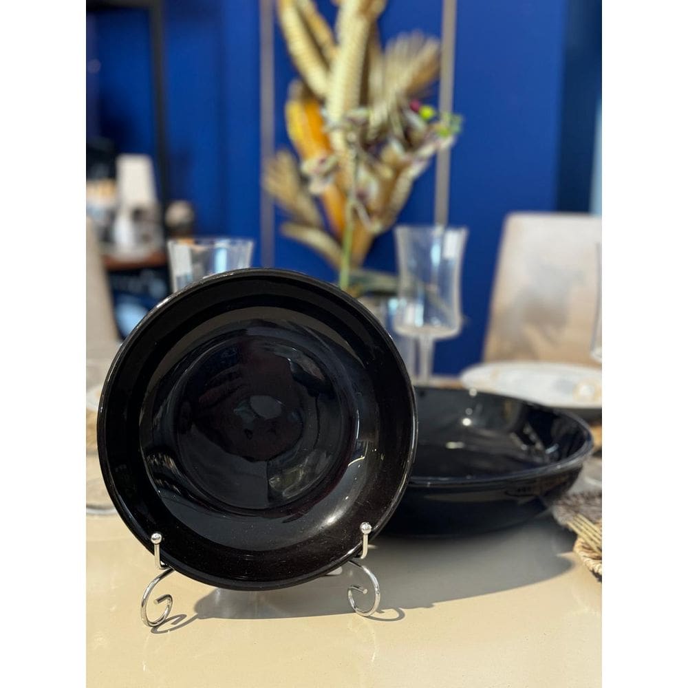 Conjunto P/Macarronada Preto 7 Peças