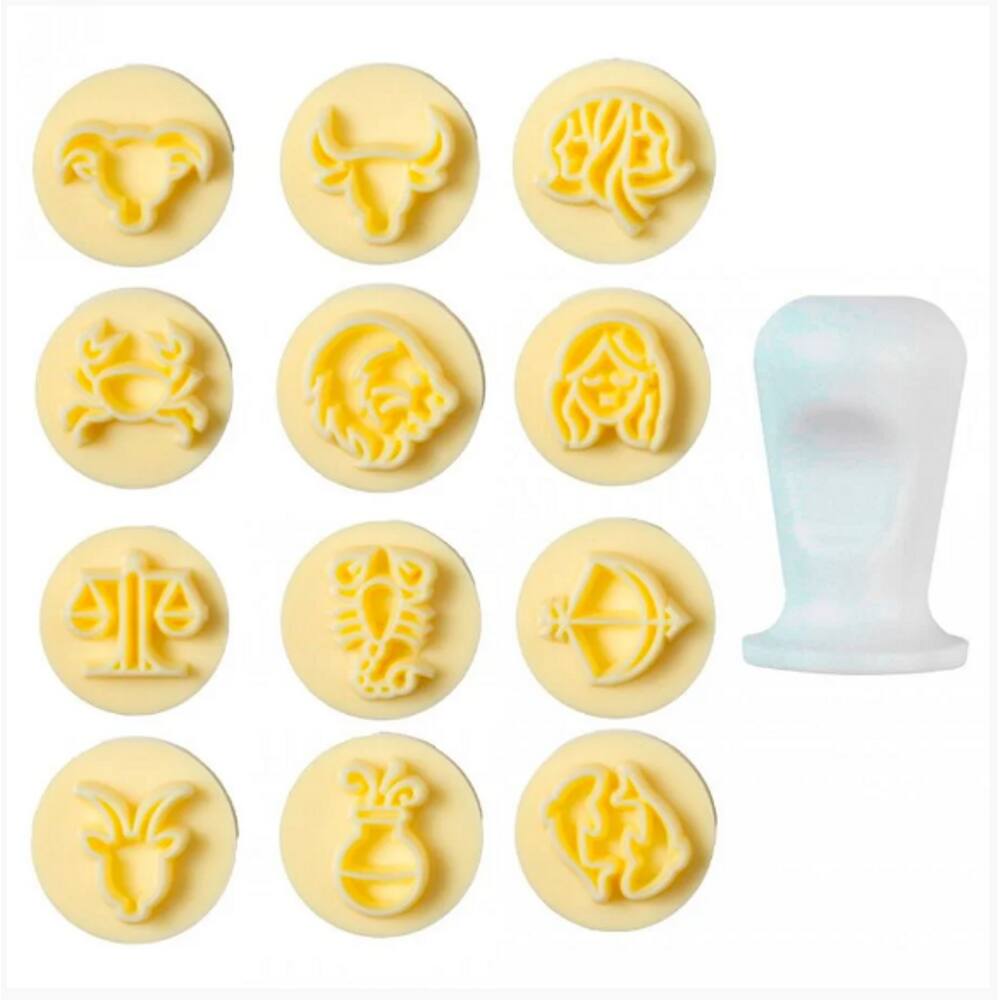 Kit Carimbos Signos Amarelo Bluestar
