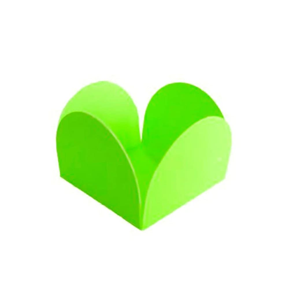 Forminha 4 Petalas Neon Verde C/50 Marques