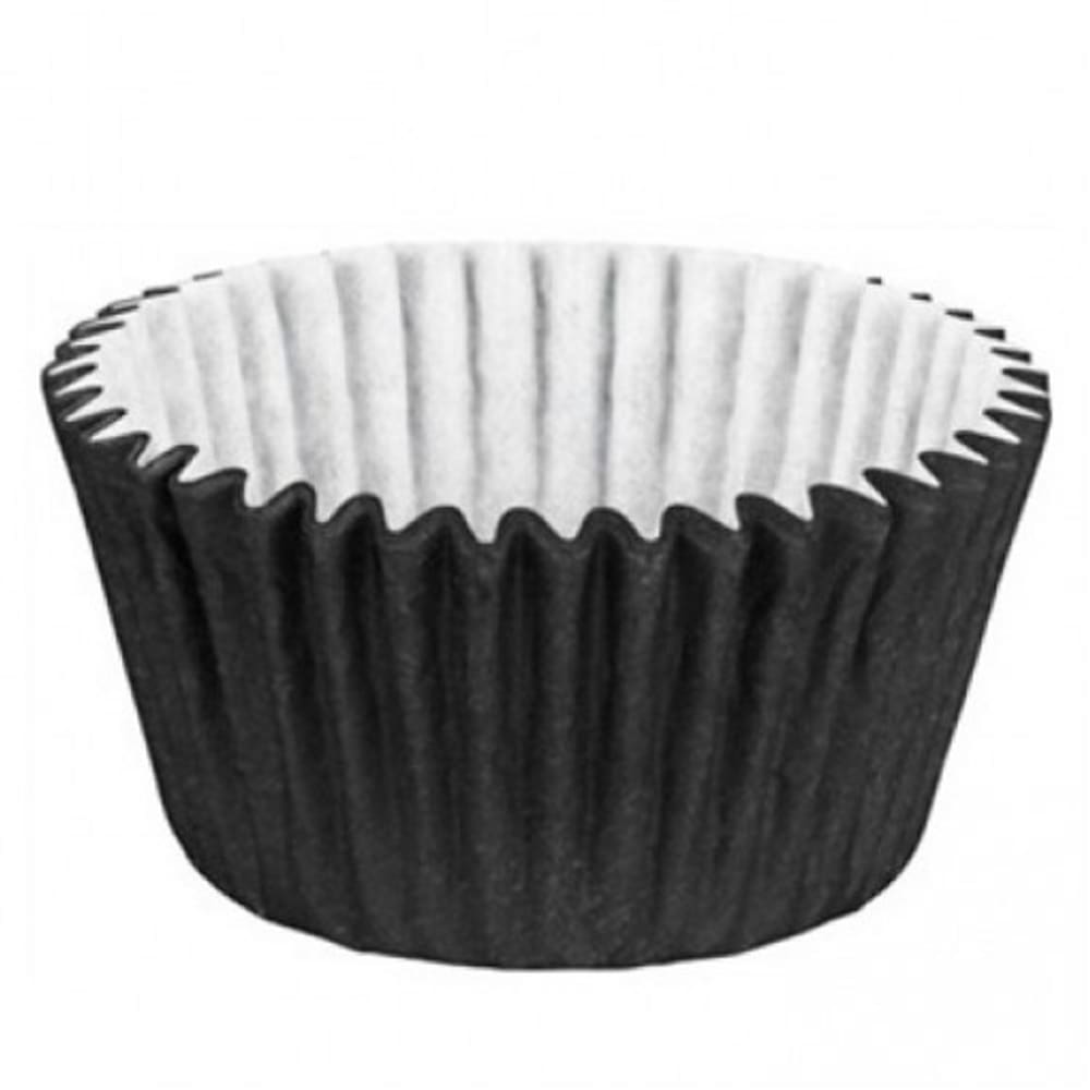 Forma Lisa Mini Cupcake Preto C/45 Flip
