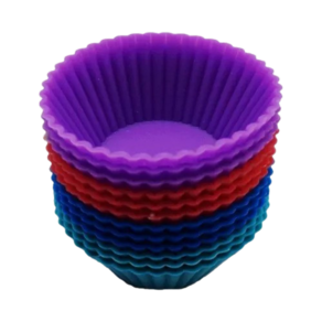 Forma De Silicone Mini Cupcake C/ 12 Confeitudo