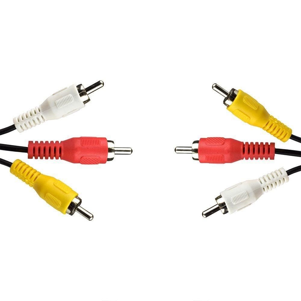 Cabo De Áudio 3Rca + 3Rca C-060 Evus 1.5Mt
