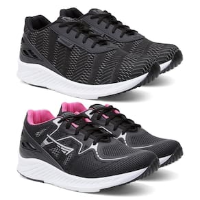 Tênis Feminino Esportivo Cadarço Fitness Dia a Dia Kit 2