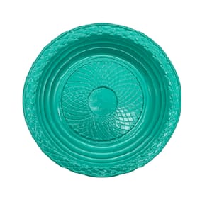 Prato 15cm Verde Perolado C/10 Forfest