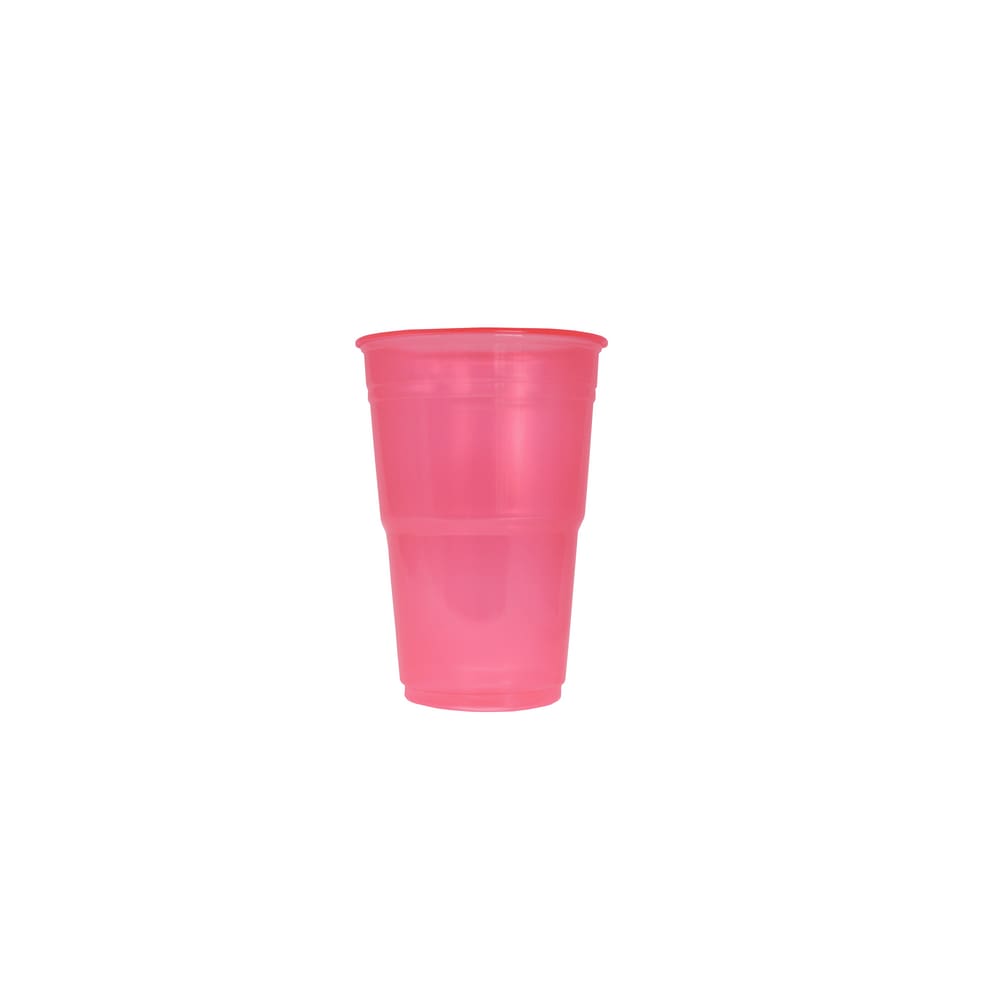 Copo Premium 300ml Verm. Neon C/50 Forfest