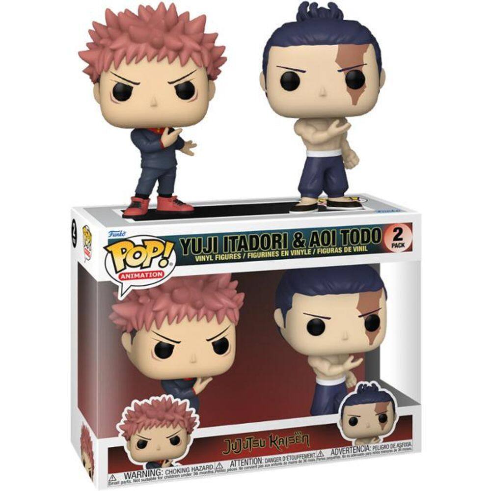 Funko Pop 2 Pack - Yuji Itadori E Aoi Todo Jujutsu Kaisen