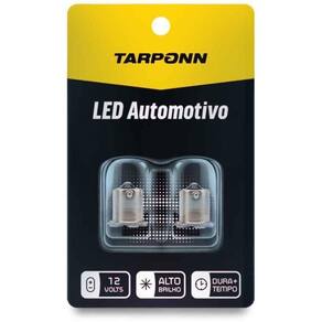 Par Lâmpada Led Ré Traseira Freio Ba15S 6 Leds 5050