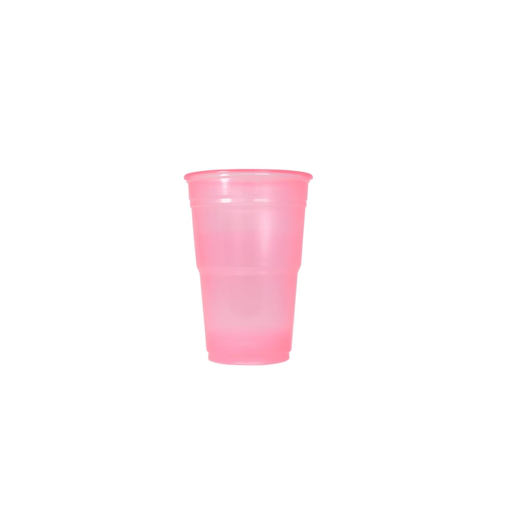 Copo Premium 300ml Rosa Neon C/50 Forfest