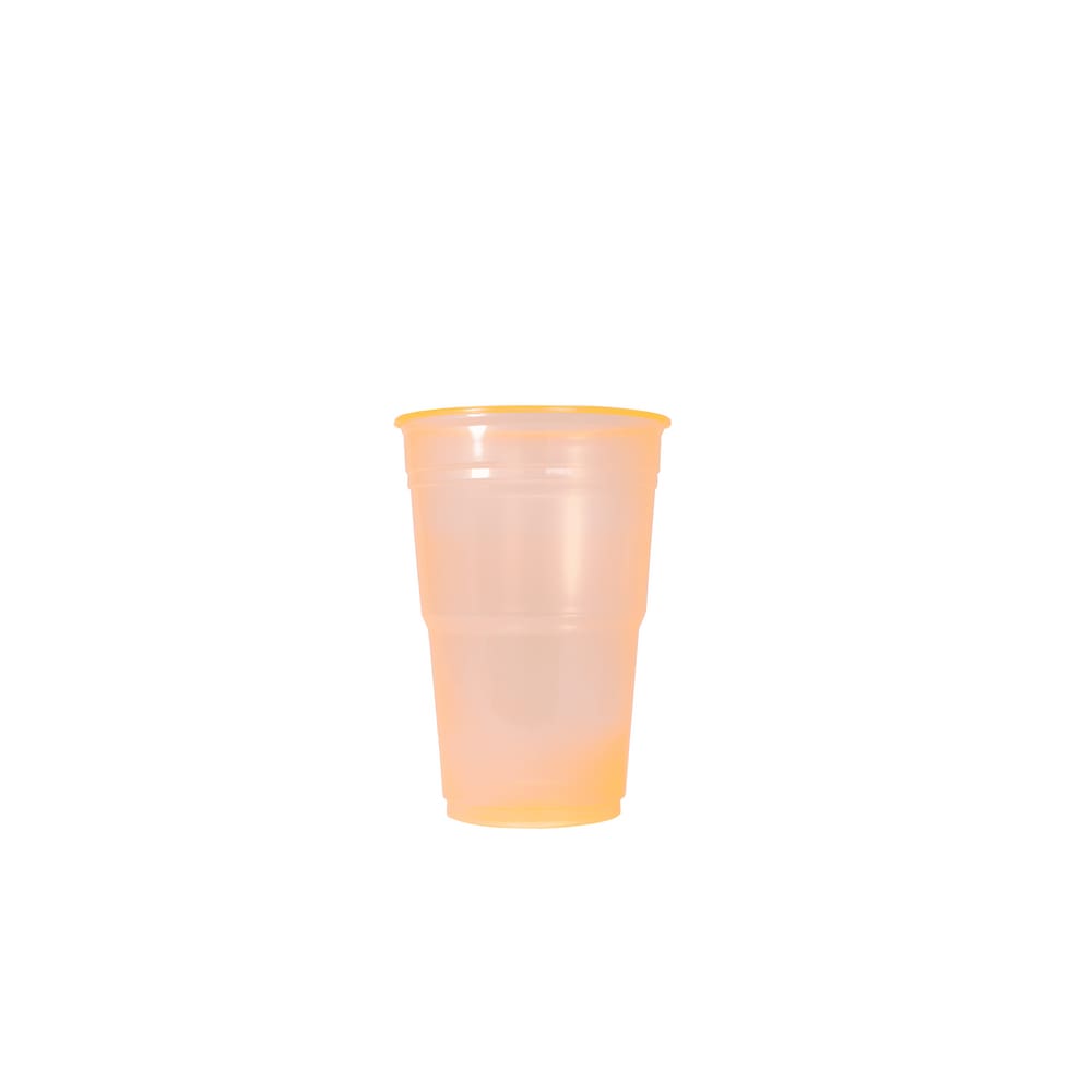 Copo Premium 300ml Laran. Neon C/50 Forfest