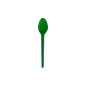 Colher Sobremesa Verde Escuro C/25 Forfest