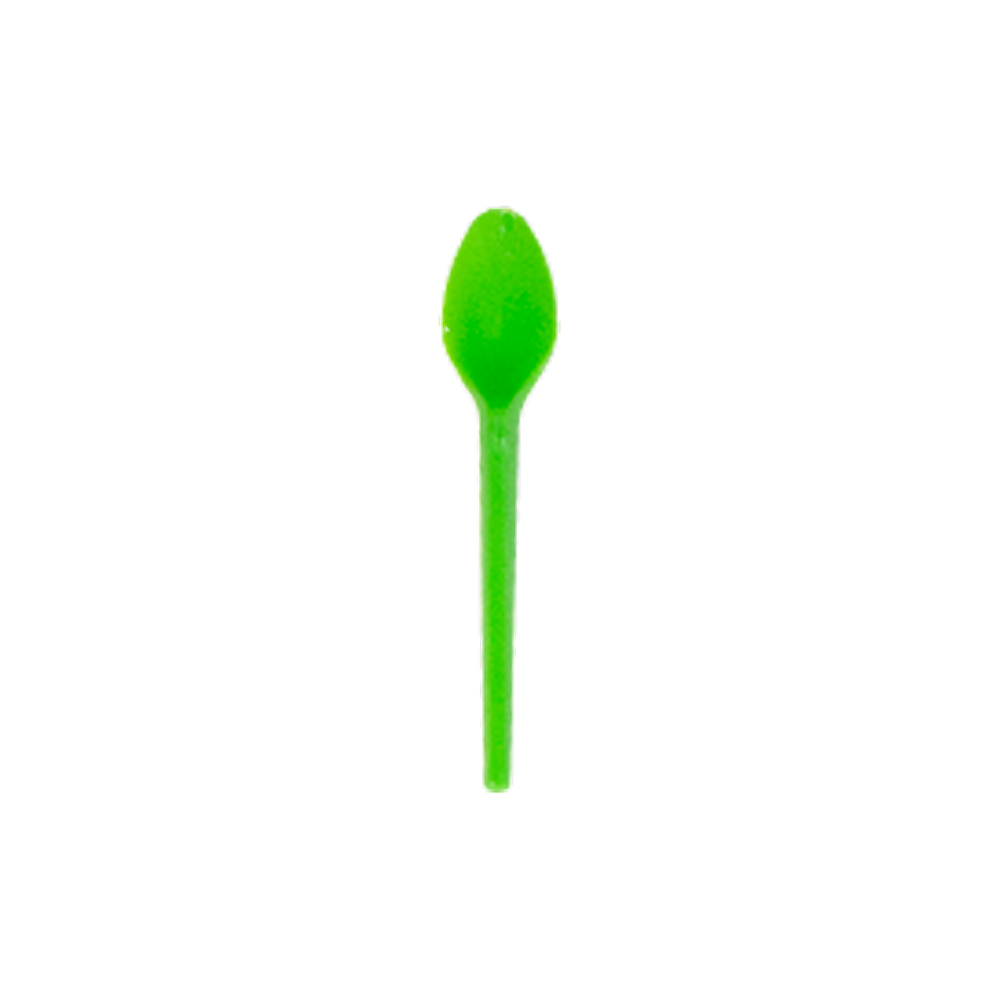 Colher Sobremesa Verde Claro C/25 Forfest