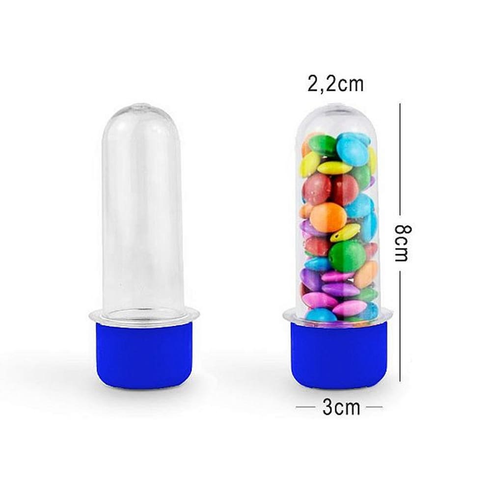 Mini Tubete Azul Escuro C/10 Toys