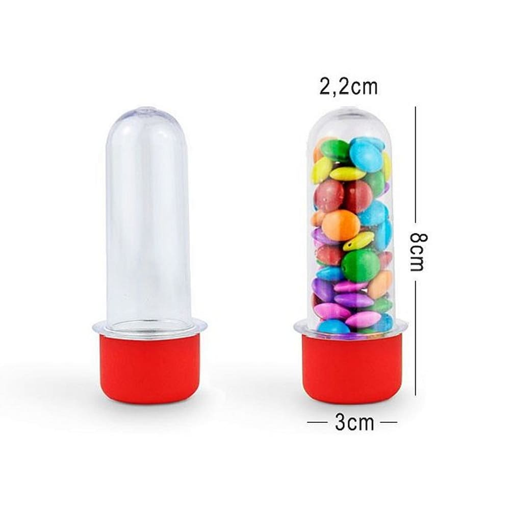 Mini Tubete Vermelho C/10 Toys