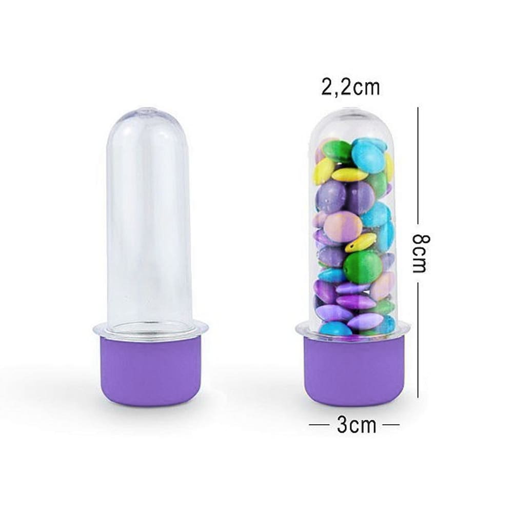 Mini Tubete Roxo C/10 Toys