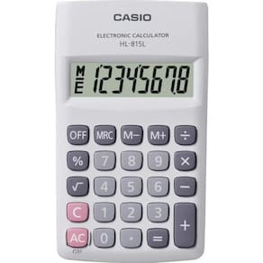 Calculadora De Bolso Casio Hl-815L-We 8 Digítos Branca