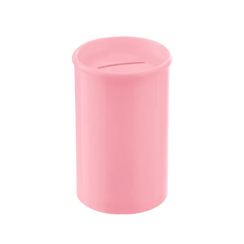 Cofrinho Plastico Rosa Bebe Mirandinha