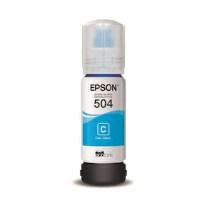 Refil De Tinta Epson T504222-BR Ciano | Para Impressoras L4150|L4160|L4260|L6171|L6270|L14150|L6161|L6191