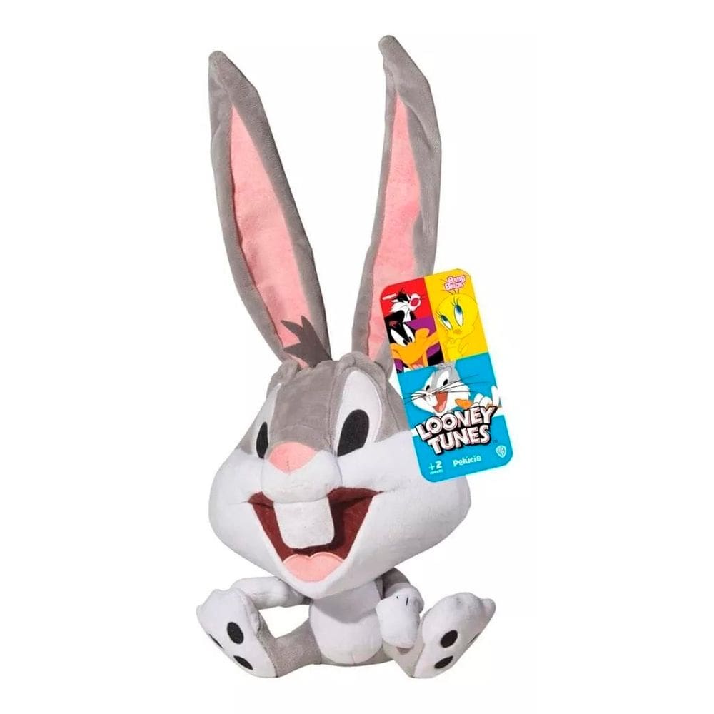 Pelúcia Pernalonga 40cm Boneco Looney Tunes Hipoalergênico Super Macio