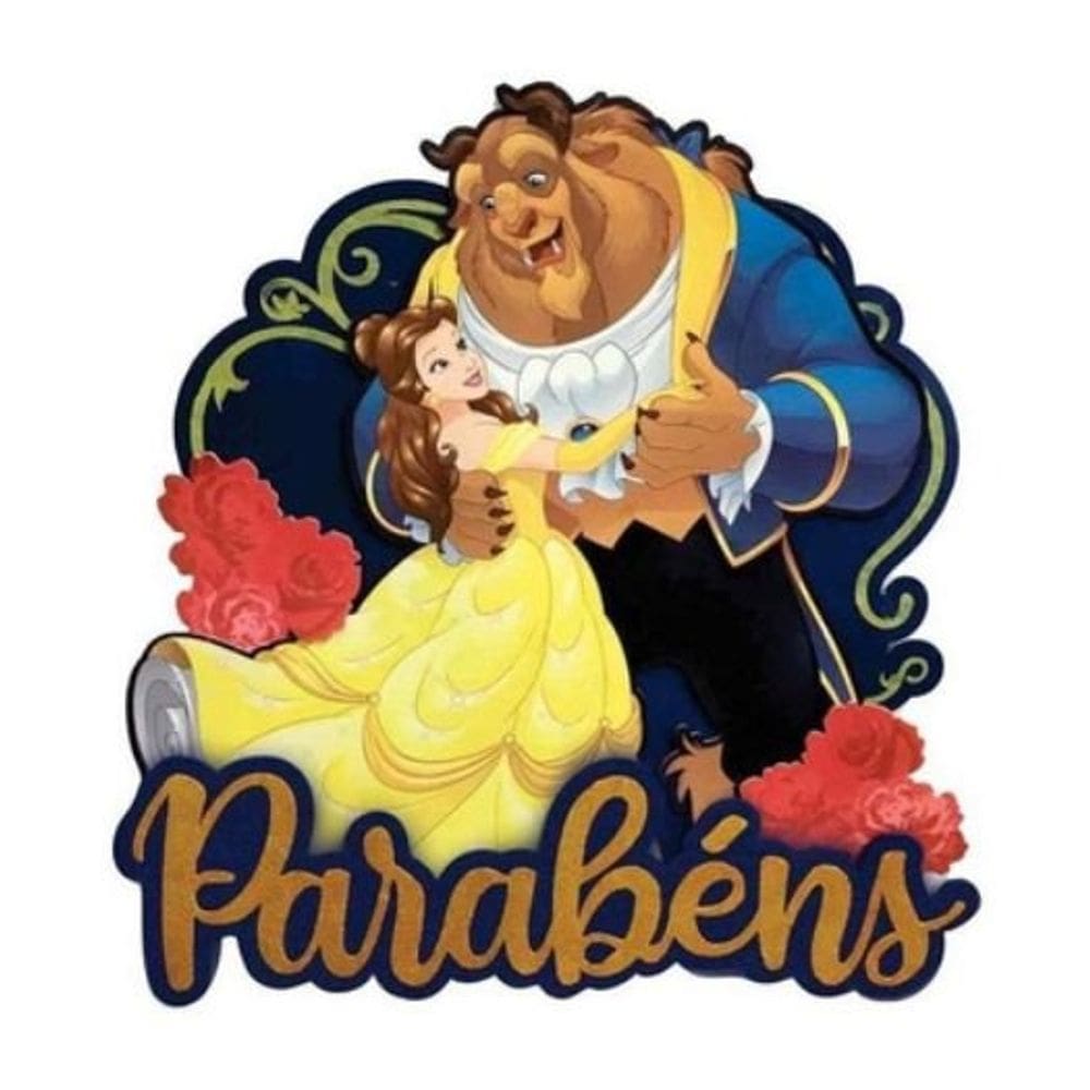 Painel Parabens Eva A Bela E A Fera Piffer