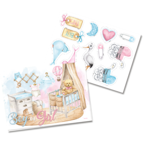 Kit Decorativo Revelacao R/a Festcolor