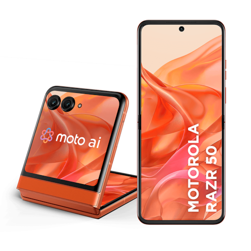 imagem-Smartphone Motorola Razr 50 - 512GB 24GB (12GB RAM+12GB Ram Boost) Tela dobrável 6,9" pOLED e externa 3,6” Moto AI camera IPX8