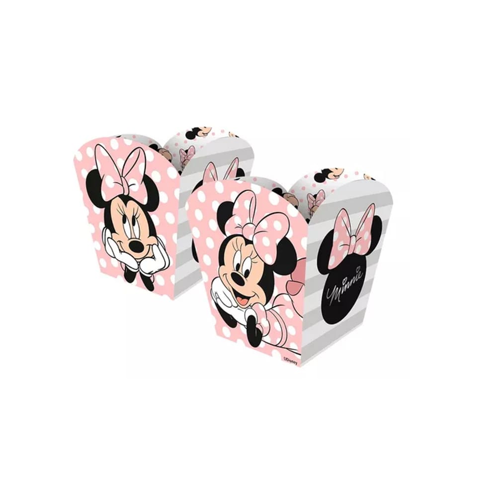 Cachepot Minnie Mouse Rosa C/4 Regina