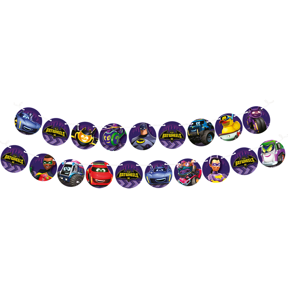 Faixa Decorativa Batwheels Festcolor