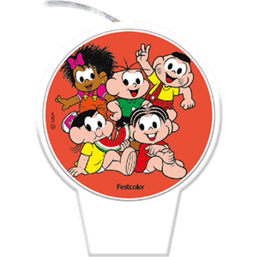 Vela Turma Da Monica Festcolor