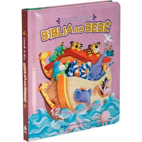 Você e eu - Bíblia do Bebê - TNL - Rosa - Almofadada - SBB