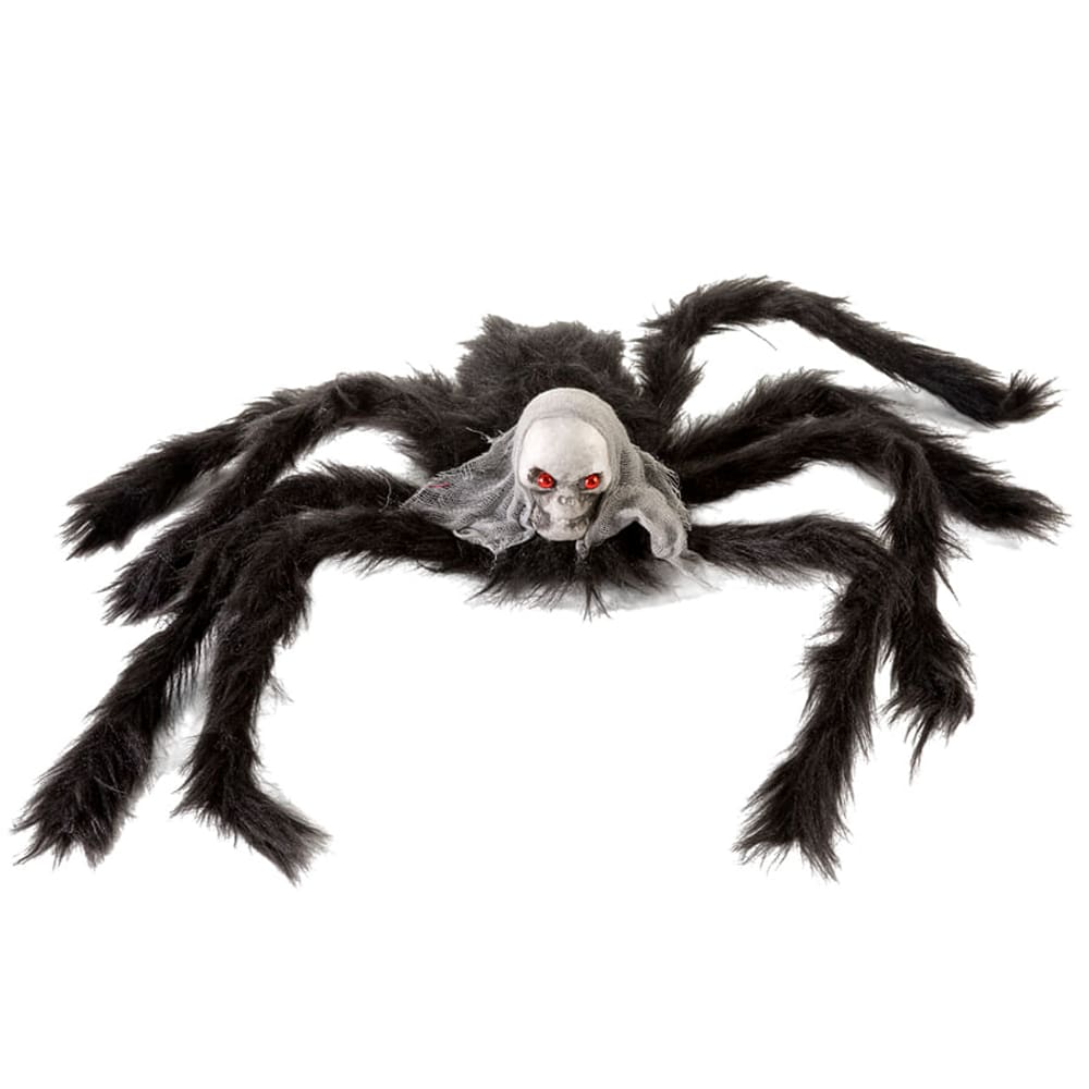 Enfeite Aranha Gigante C/ Esqueleto Silver