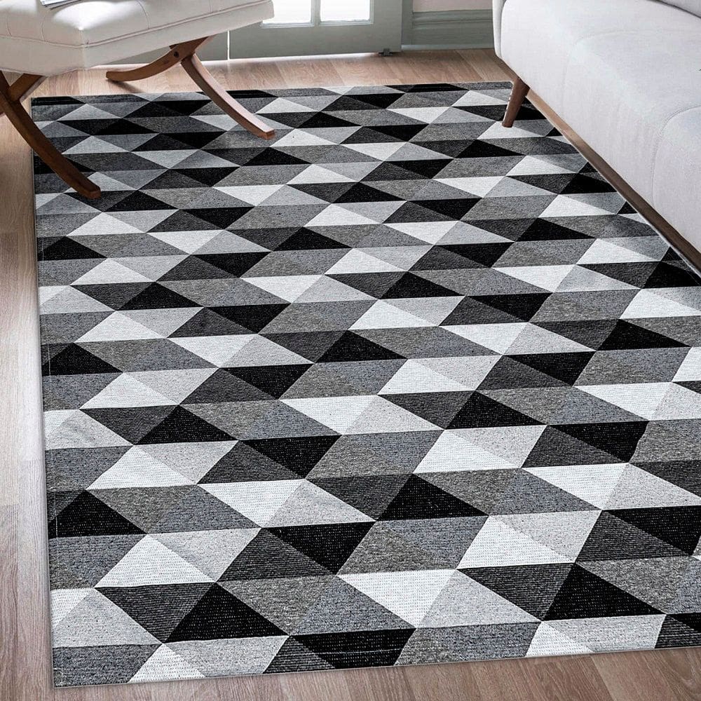 Tapete Sala Quarto Tecido Jacquard Antiderrapante 2.00m x 1.35m