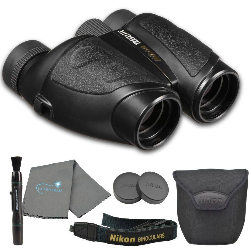 Binóculos Nikon Travelite 12x25 (7279) com lente, caneta e estojo