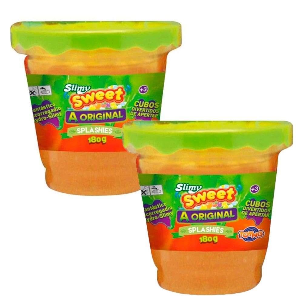 Slimy Geleca Splashies Kit 2 Unidades De 180g Cada