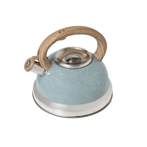 Chaleira 2,7 L em Aço Inox com Apito Roma Verde com Indução Brinox