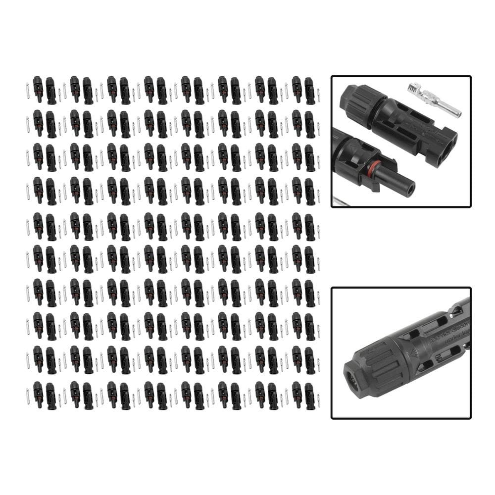 Kit 80 Pares de Conectores MC4 Para Sistemas Fotovoltaico
