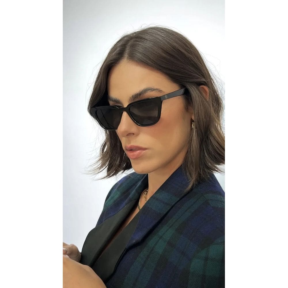 Óculos Solar Stela Preto - Essentials - ÓR Eyewear - Proteção UV 400