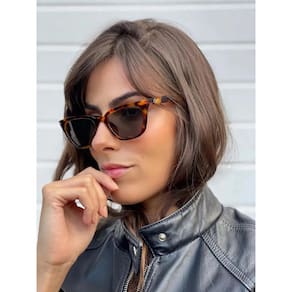 Óculos Solar Stela Tartaruga - Essentials - ÓR Eyewear - Proteção UV 400