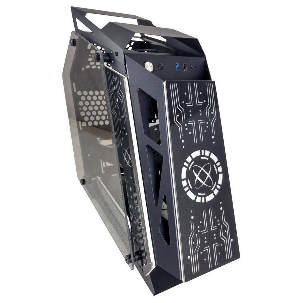 Gabinete Pixxo Gs Lumine Preto Rgb Lkl06P