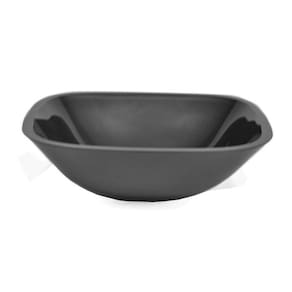 Cuba de Vidro Quadrada 35cm X 35cm X13cm Preto