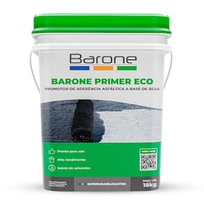 Barone Primer ECO - Primer Asfaltico Base Agua - 18L Marrom Escuro