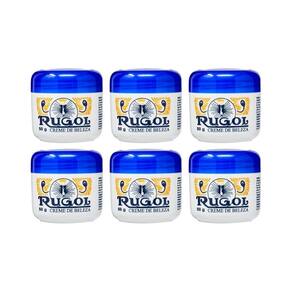 Creme Rugol Pote 50G - Kit Com 6Un