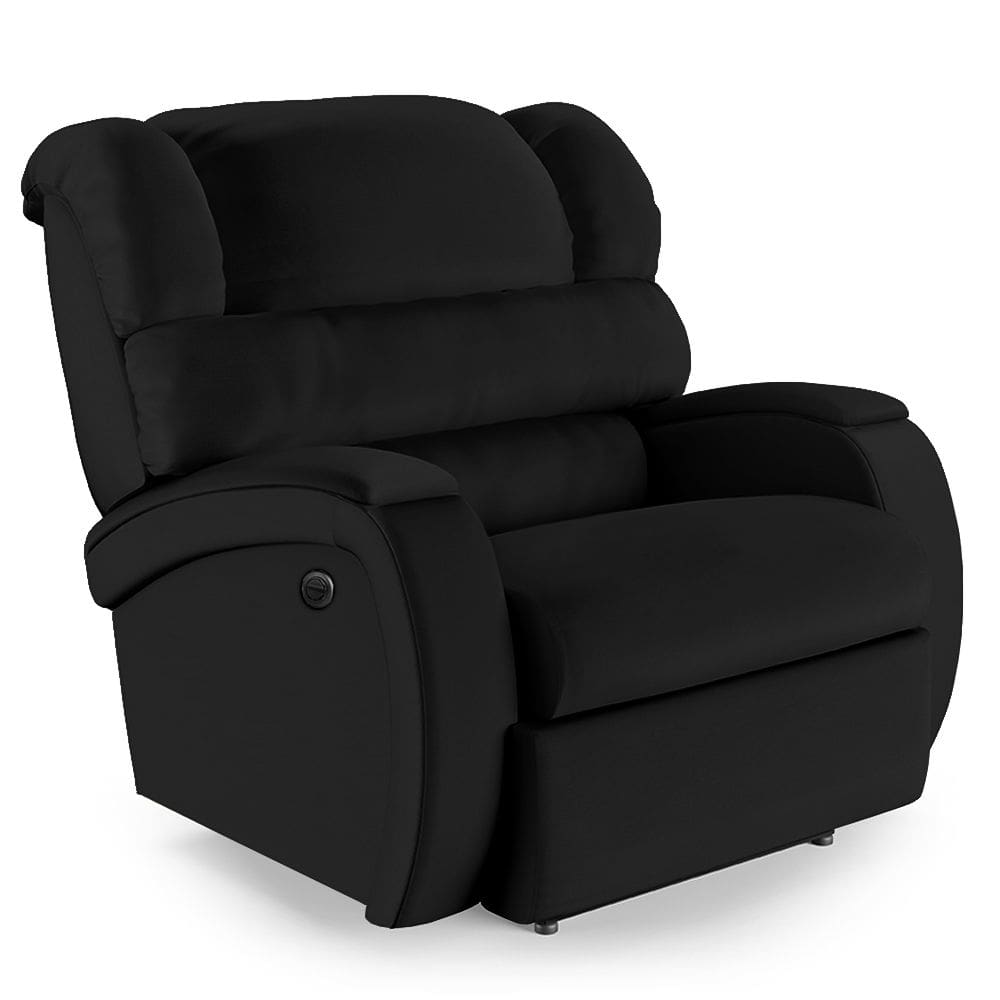 Poltrona do Papai Reclinável Napoli Controle Power Elétrico PU Preto FH1 - D`Rossi