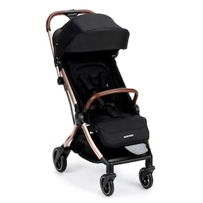 Carrinho Eva³ Maxi-Cosi 3 Posições (0 a 22kg) + Mosqueteiro + Quebra-Sol - Essential Black Champagne