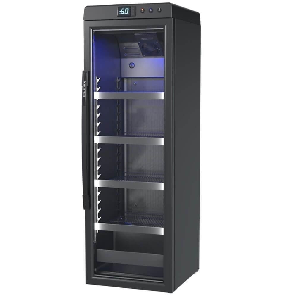 Expositora Cervejeira Venax EXPVQCB 200L Craft Beer Porta Com Vidro Duplo Preto Fosco 220V 32539