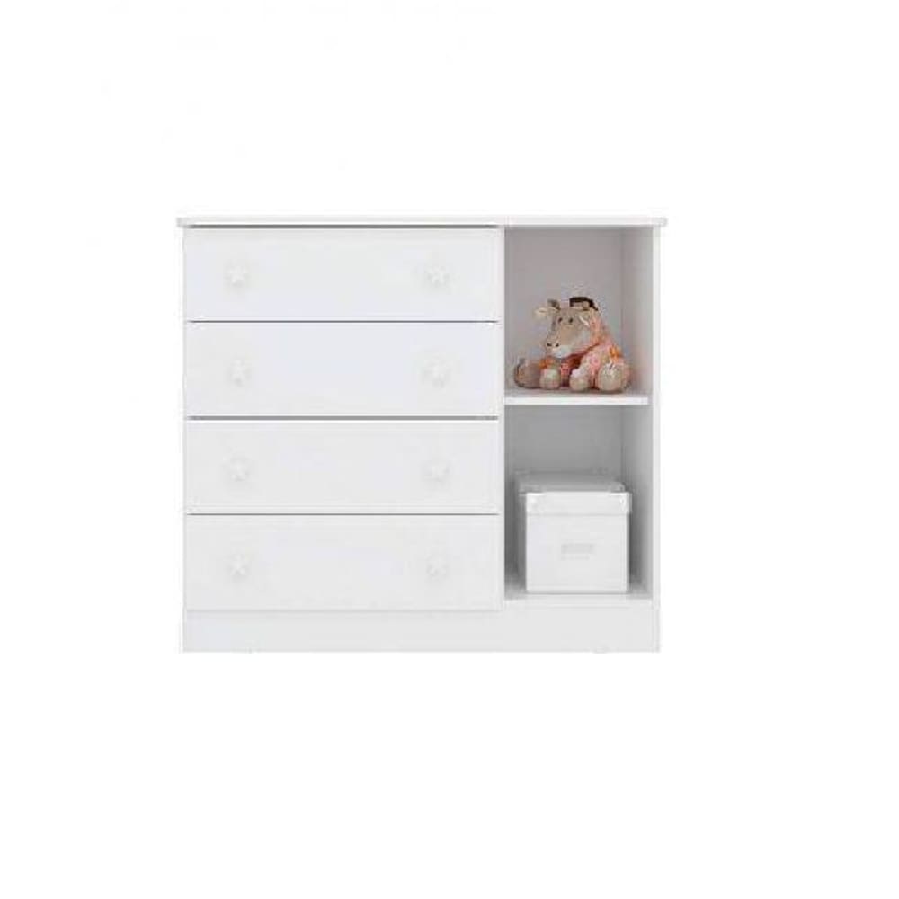 Cômoda infantil branco 01 porta - sonho