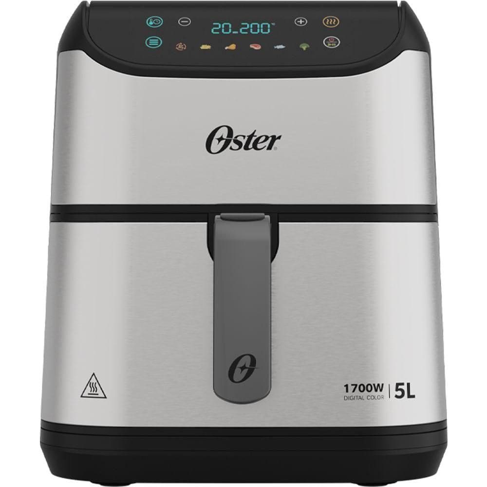 Fritadeira Digital Inox Oster 5l Com Painel Touch 220V