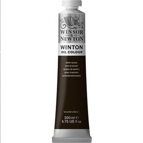 Tinta óleo Winsor & Newton Winton 200ml 331 Ivory Black 1437331 1 ed