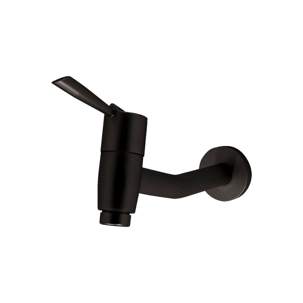 Torneira Parede Banheiro Lavatório Preto Fosco Grafite Metal Luxo