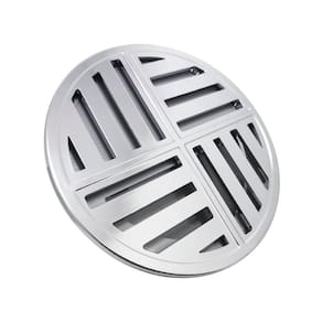 Ralo Grelha Anti-inseto Automático Redondo 15x15cm Banheiro ABS